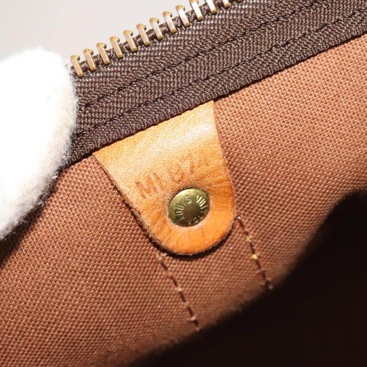 Louis Vuitton Keepall 55, Brown, Canvas, travel