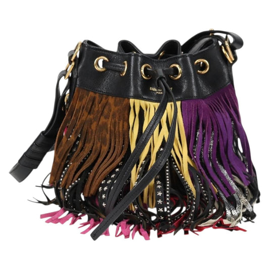 Saint Laurent Emmanuelle, Multicolour, Leather, shoulder