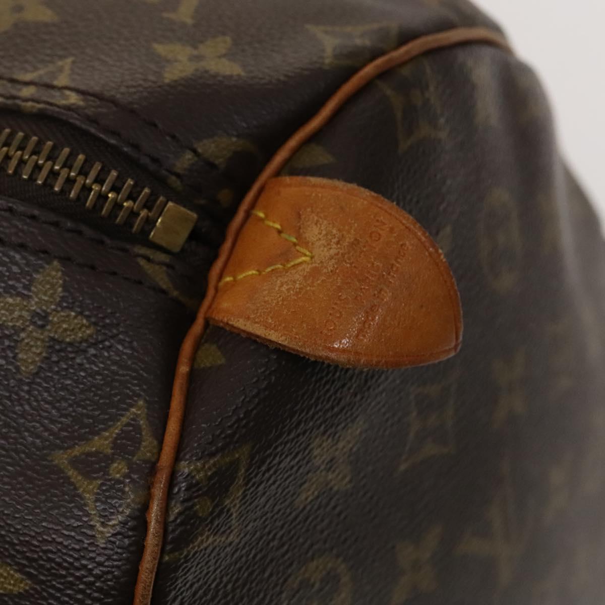 Louis Vuitton Keepall 55, Brown, Canvas, travel