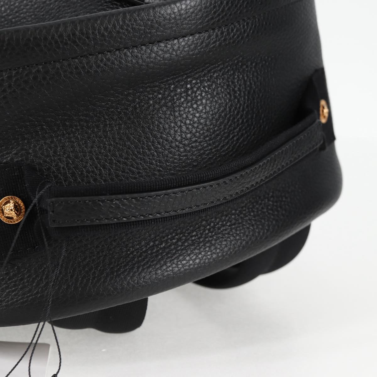 Versace Medusa, Black, Leather, backpack