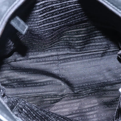 Prada, Black, Leather, tote