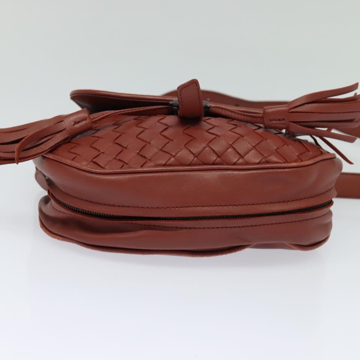 Bottega Veneta Intrecciato, Brown, Leather, shoulder