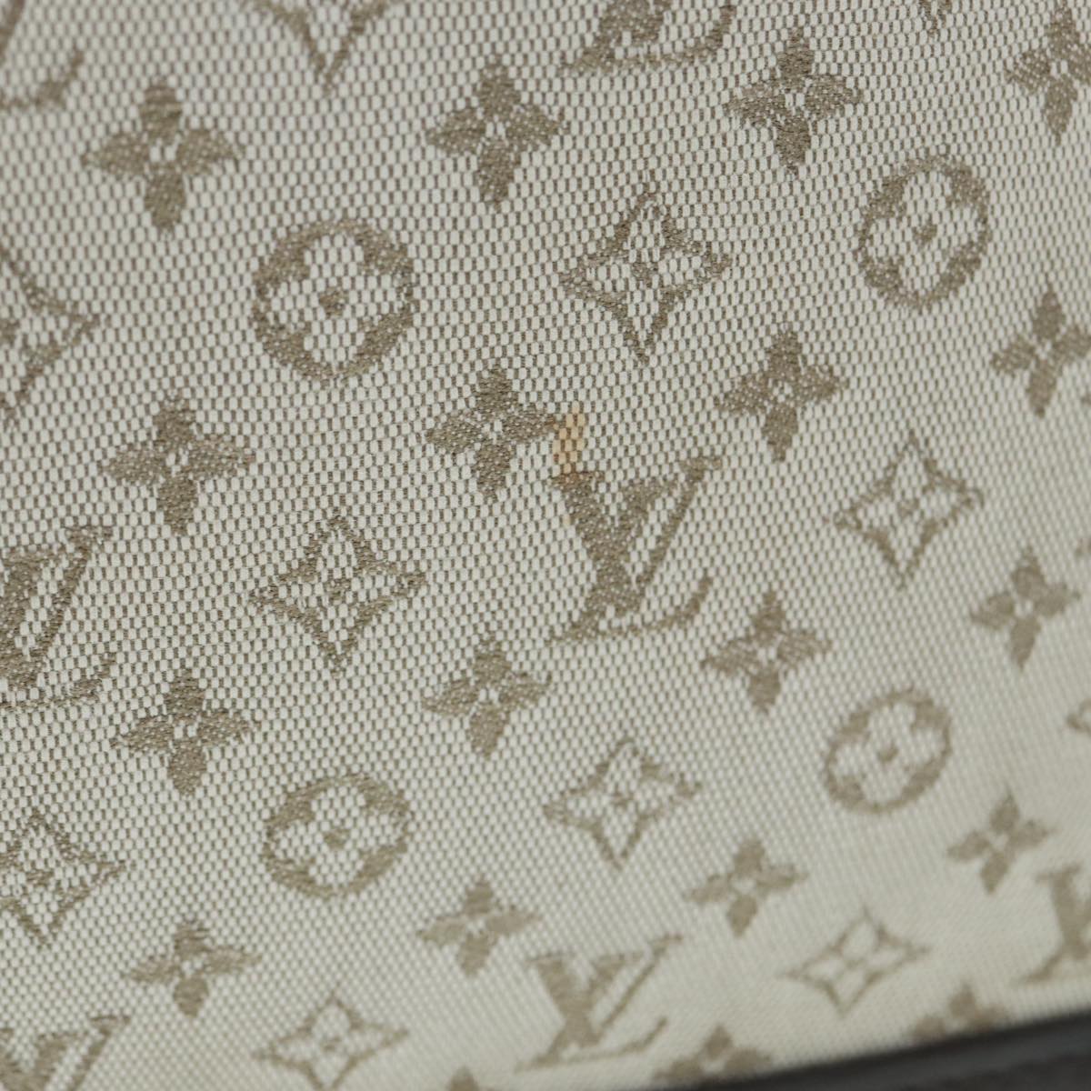 Louis Vuitton Alma long, Grey, Canvas, handbag
