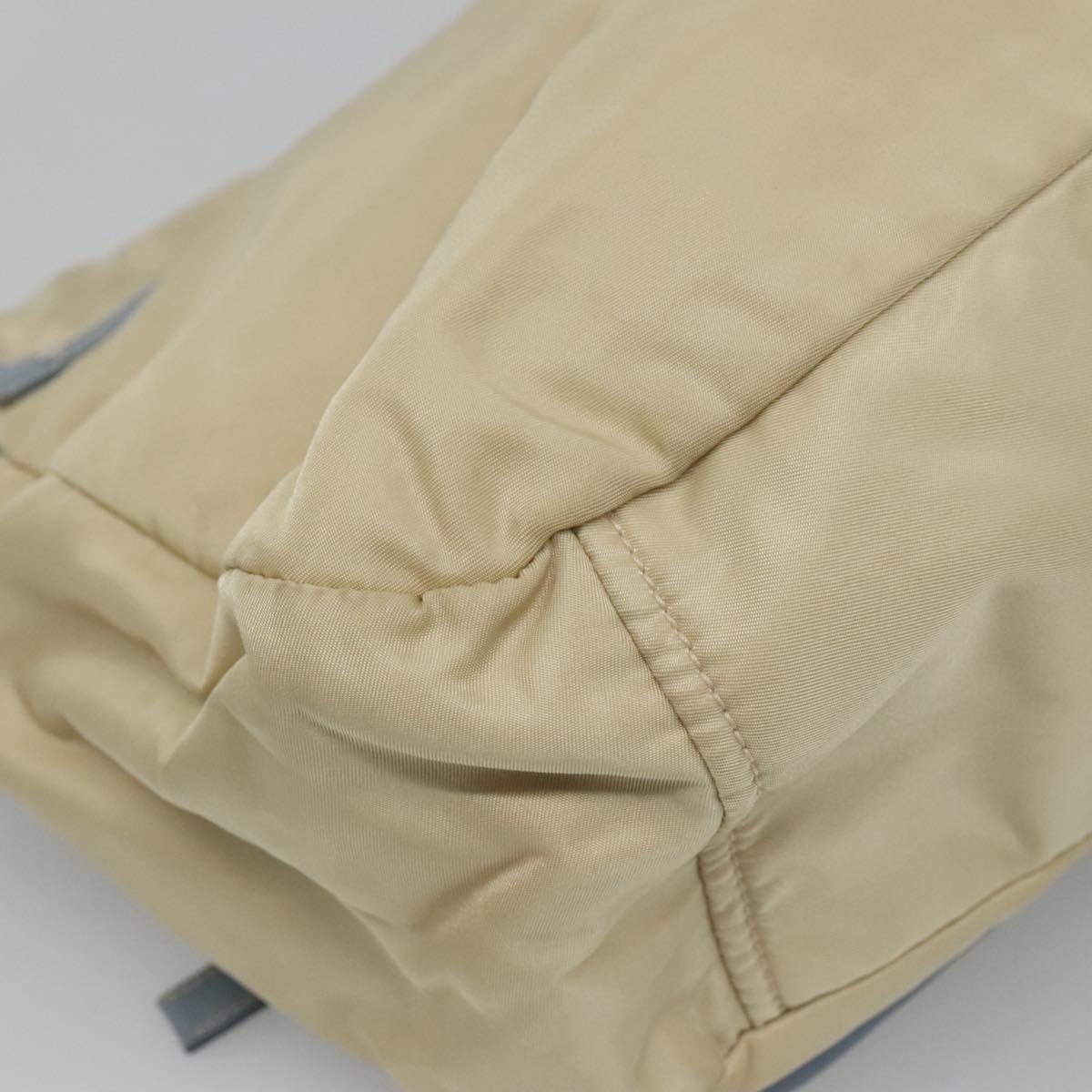 Prada Re-Nylon, Beige, Canvas, shoulder