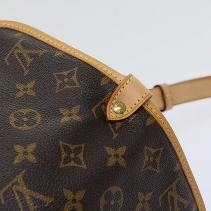 Louis Vuitton Saumur, Brown, Canvas, shoulder