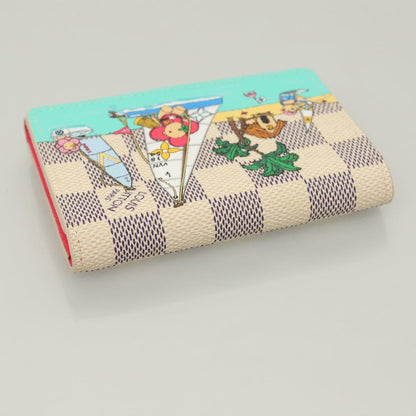 Louis Vuitton Rosalie, White, Canvas, wallet