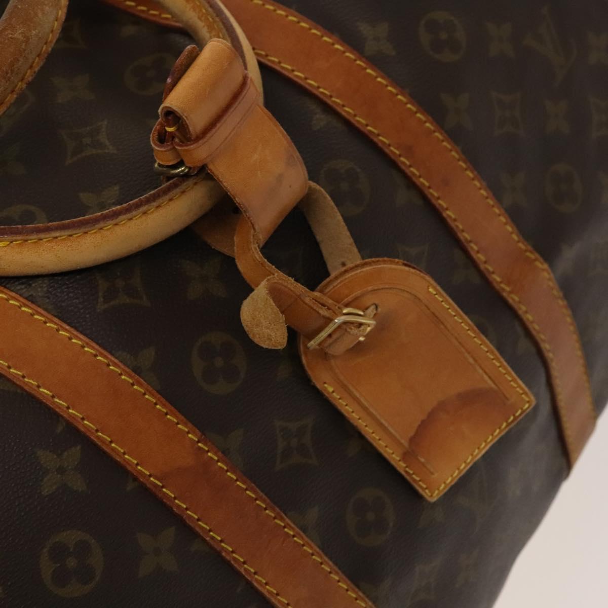 Louis Vuitton Keepall 60, Brown, Canvas, travel