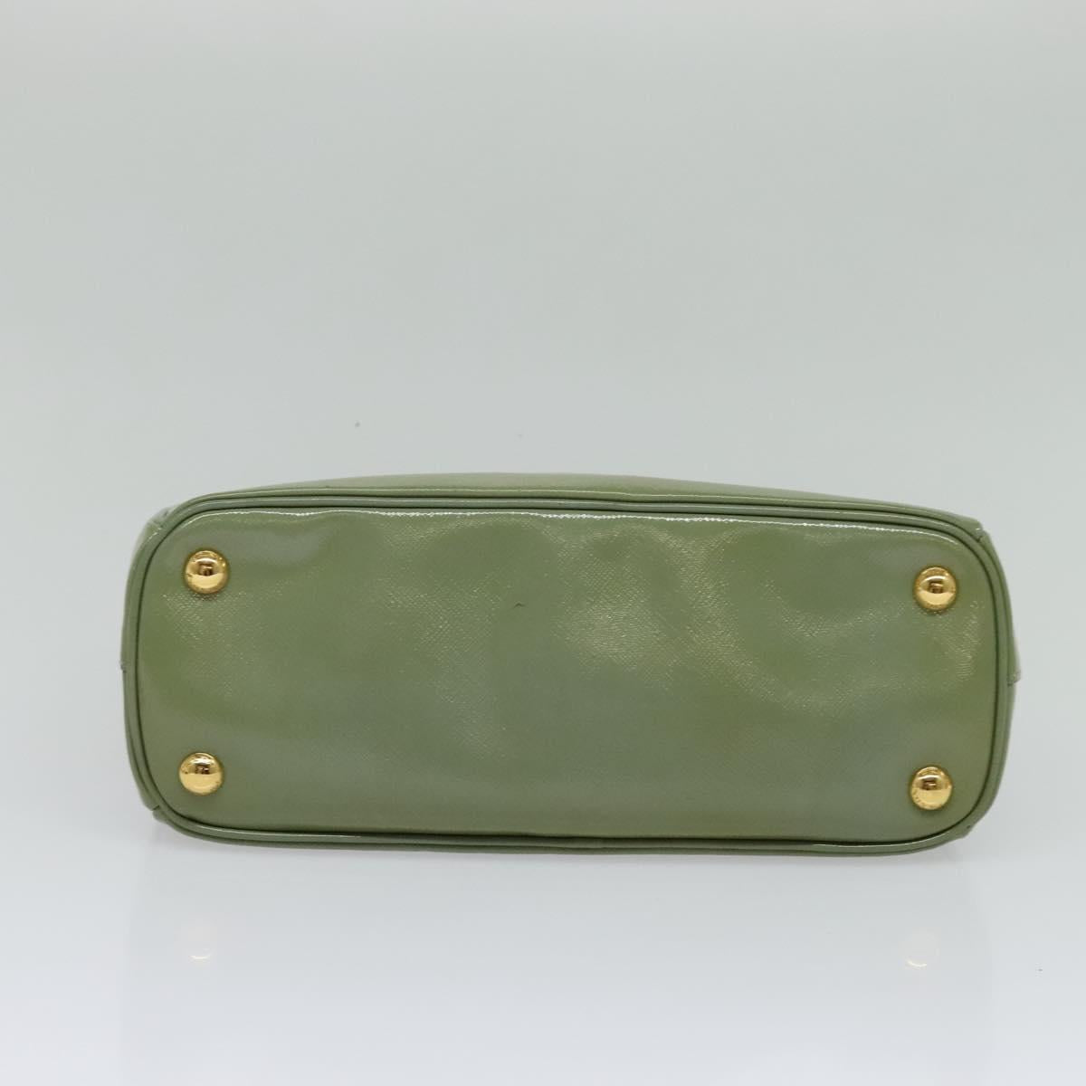 Prada Galleria, Green, Leather, handbag