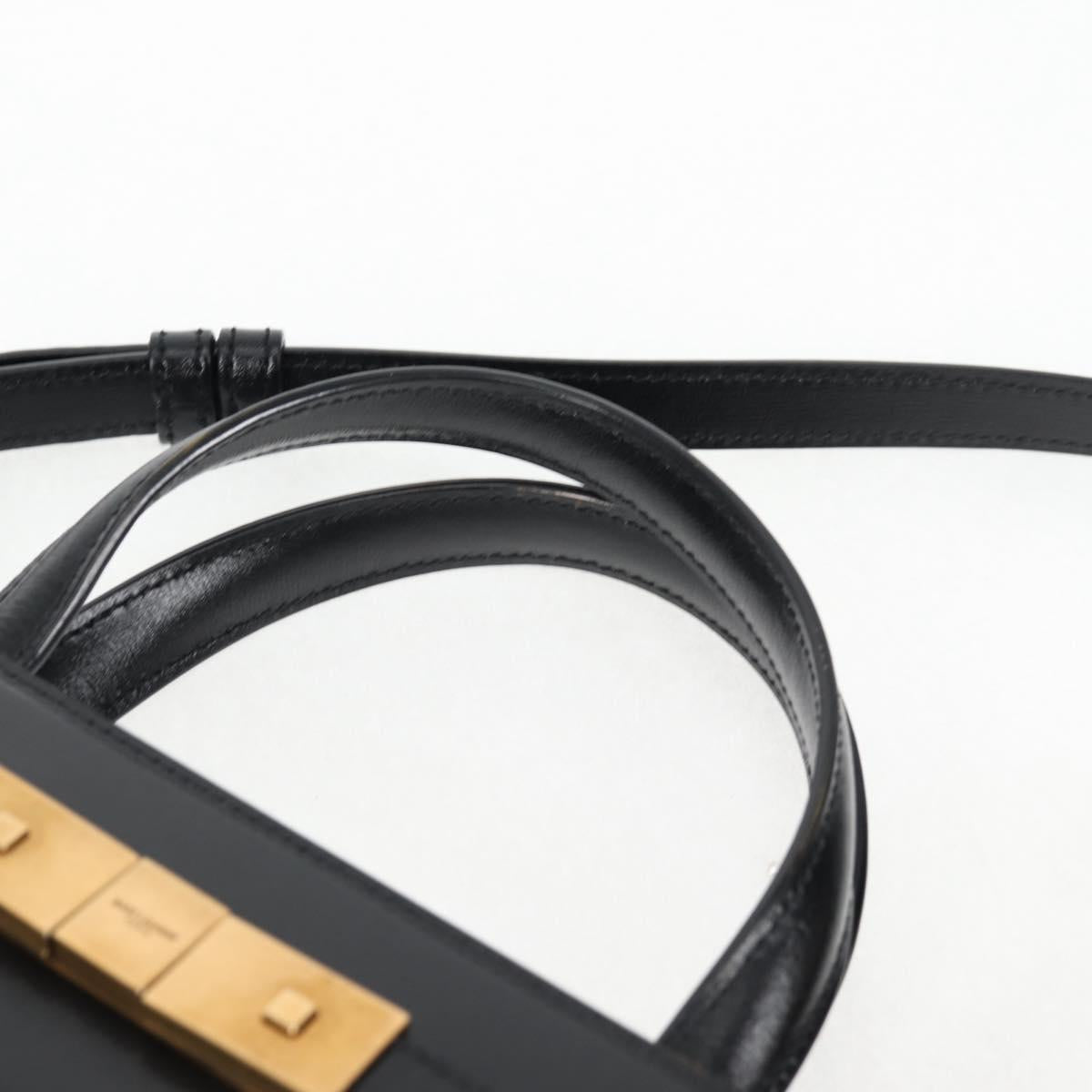 Saint Laurent Manhattan, Black, Leather, handbag