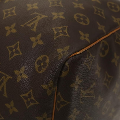 Louis Vuitton Keepall 60, Brown, Canvas, travel
