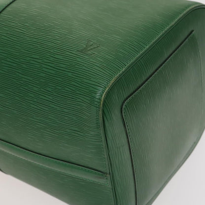 Louis Vuitton Keepall 50, Green, Leather, travel