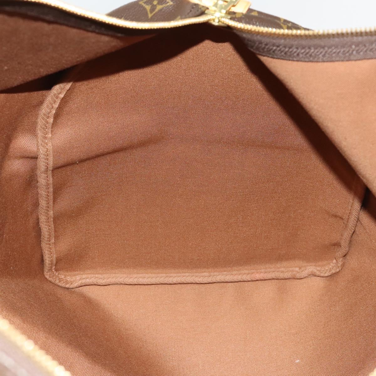 Louis Vuitton Keepall 55, Brown, Canvas, travel