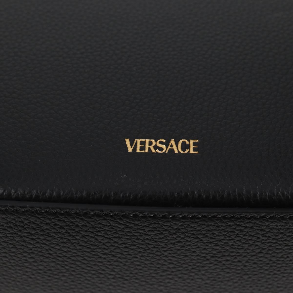 Versace Medusa, Black, Leather, shoulder