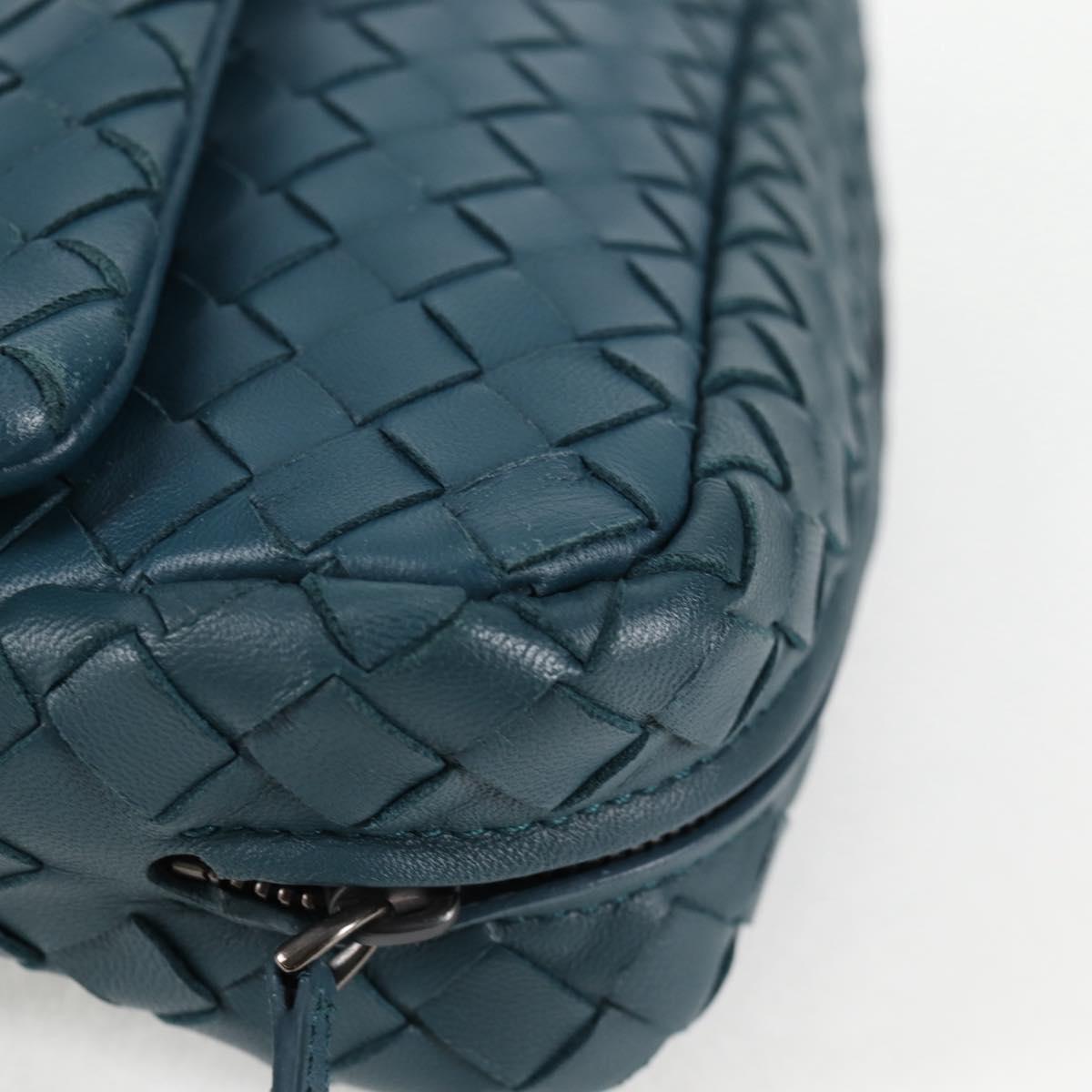 Bottega Veneta Olimpia, Blue, Leather, shoulder
