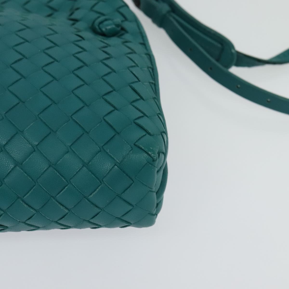 Bottega Veneta Intrecciato, Green, Leather, shoulder