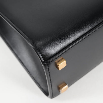 Saint Laurent Manhattan, Black, Leather, handbag