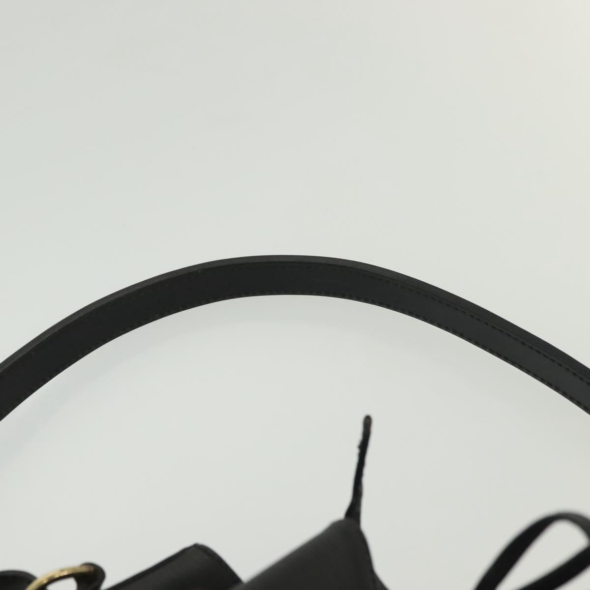 Louis Vuitton Noé, Black, Leather, shoulder