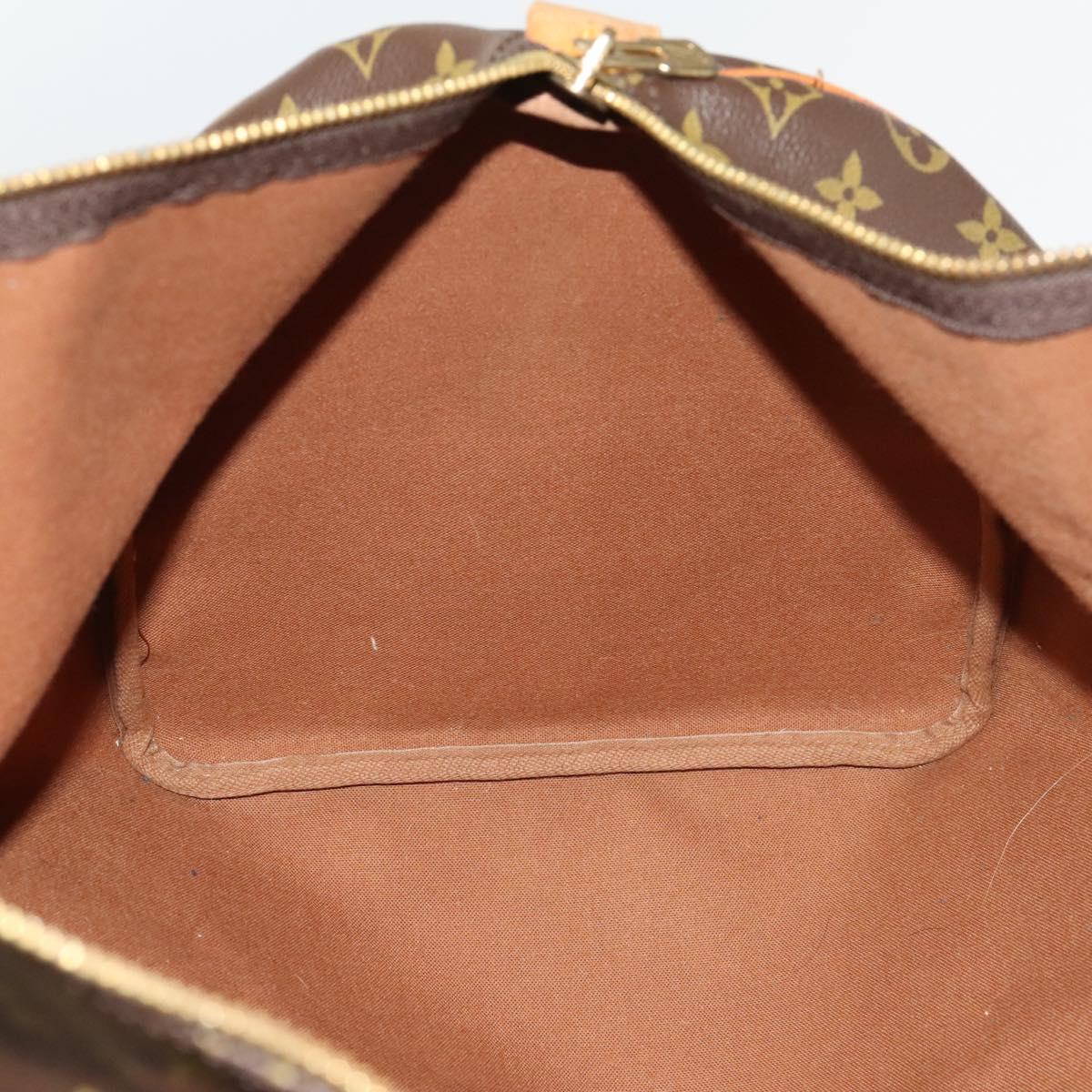 Louis Vuitton Keepall 55, Brown, Canvas, travel