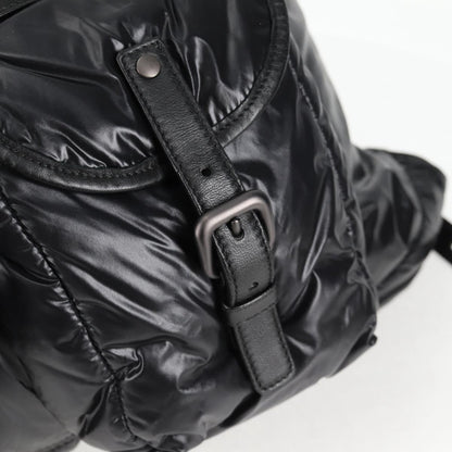 Bottega Veneta Spinnaker, Black, NYLON, backpack