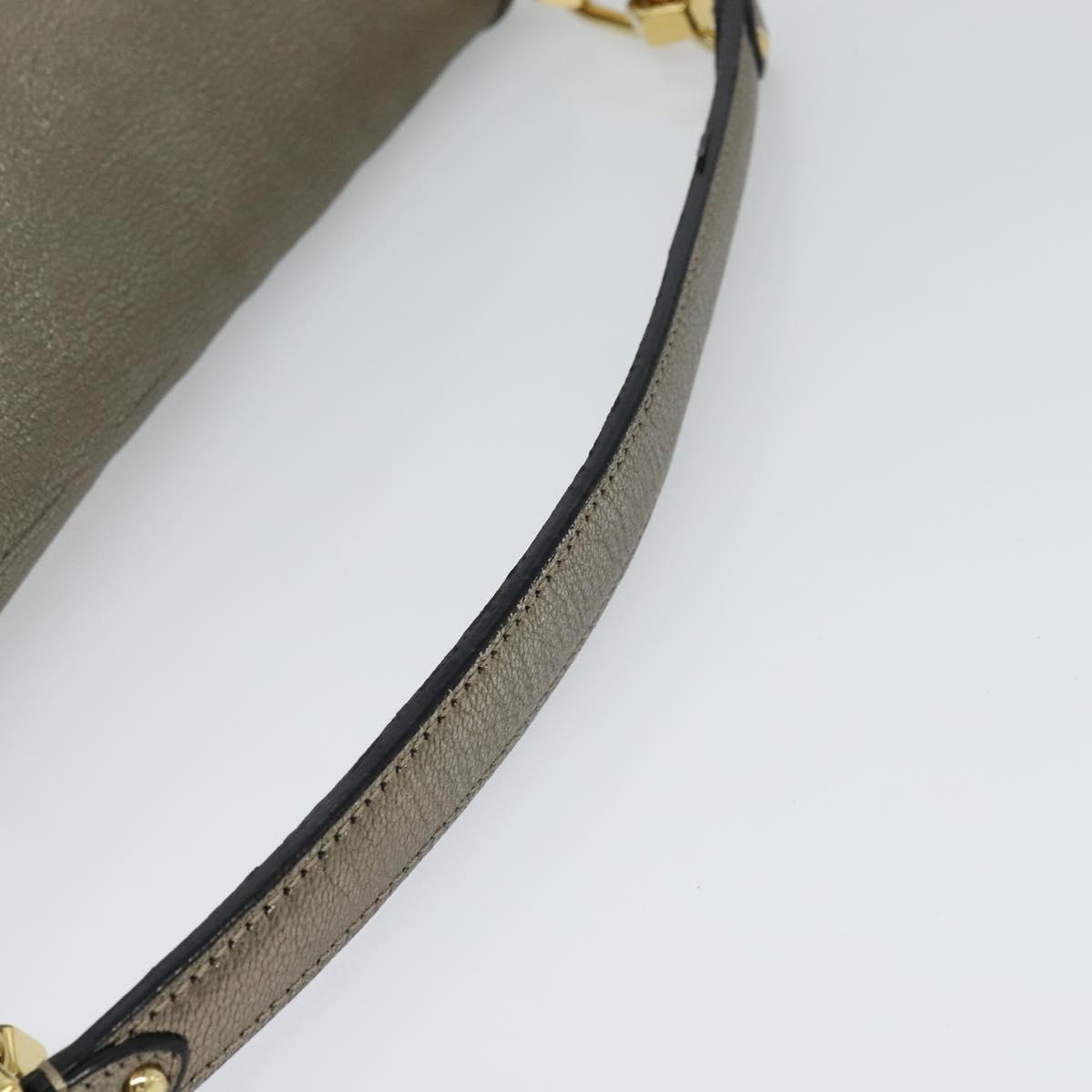 Loewe Anagram, Gold, Leather, shoulder