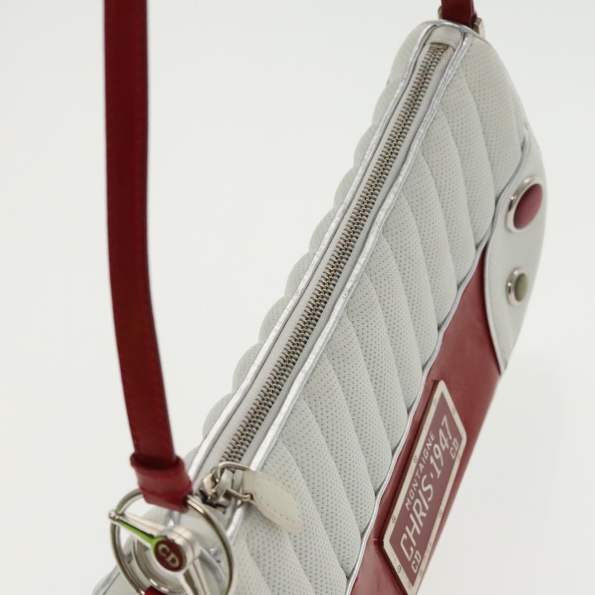 Dior Cadillac, White, Leather, shoulder
