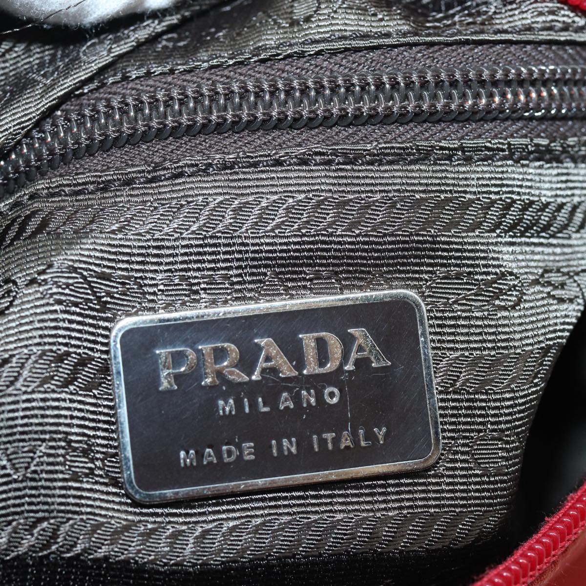 Prada Tessuto, Red, Canvas, shoulder
