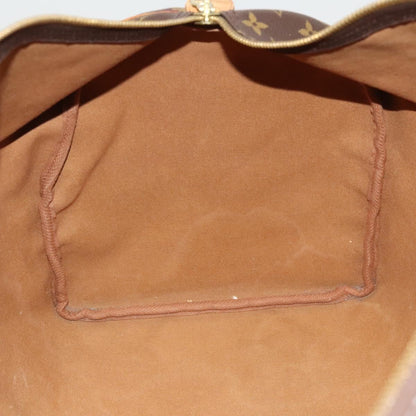 Louis Vuitton Keepall 55, Brown, Canvas, travel
