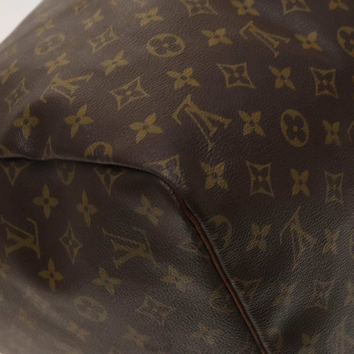 Louis Vuitton Keepall 55, Brown, Canvas, travel