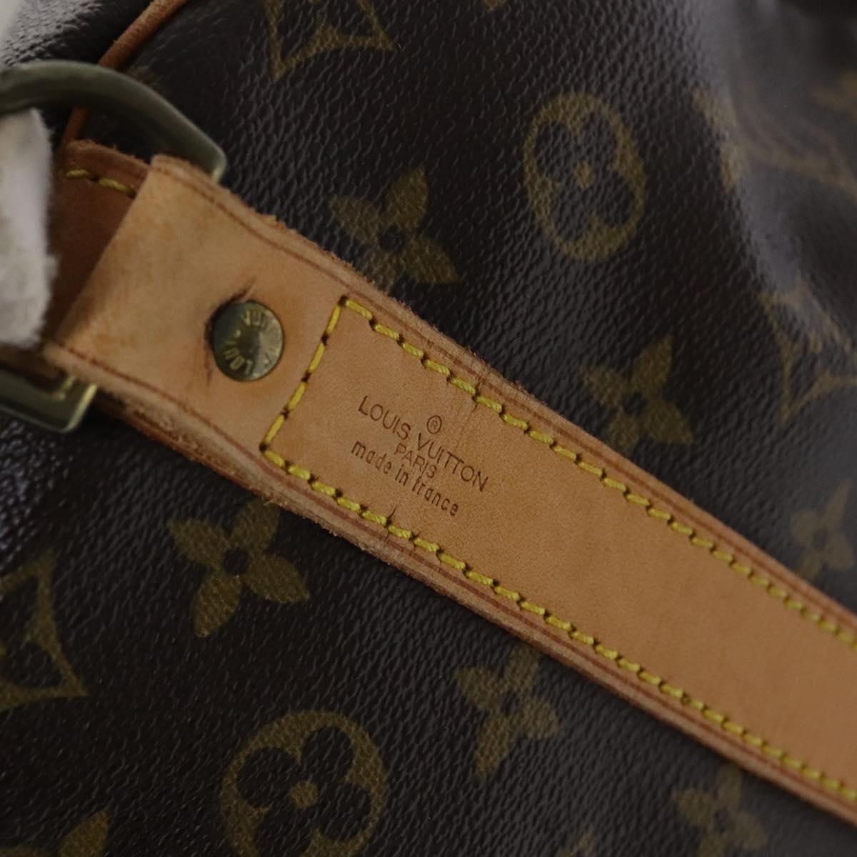 Louis Vuitton Keepall Bandouliere 55, Brown, Canvas, travel