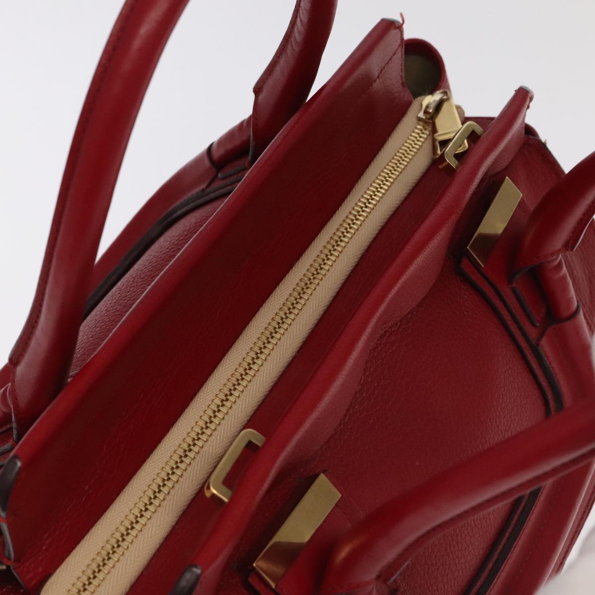 Chloé Everston, Red, Leather, handbag