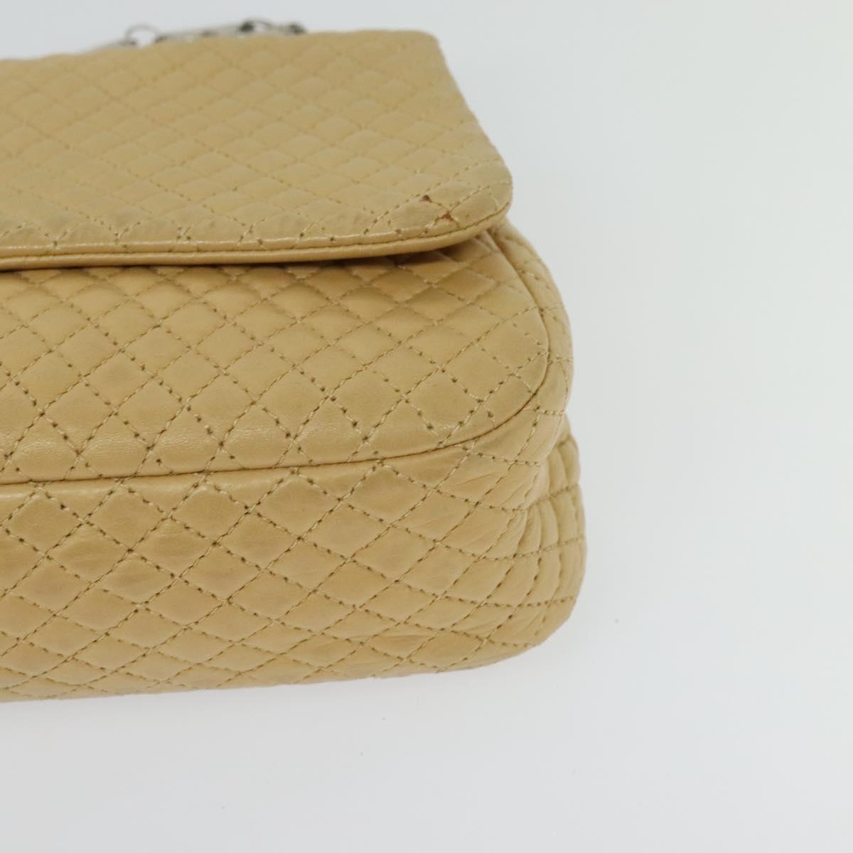 Chanel Bubble Quilt, Beige, Leather, shoulder