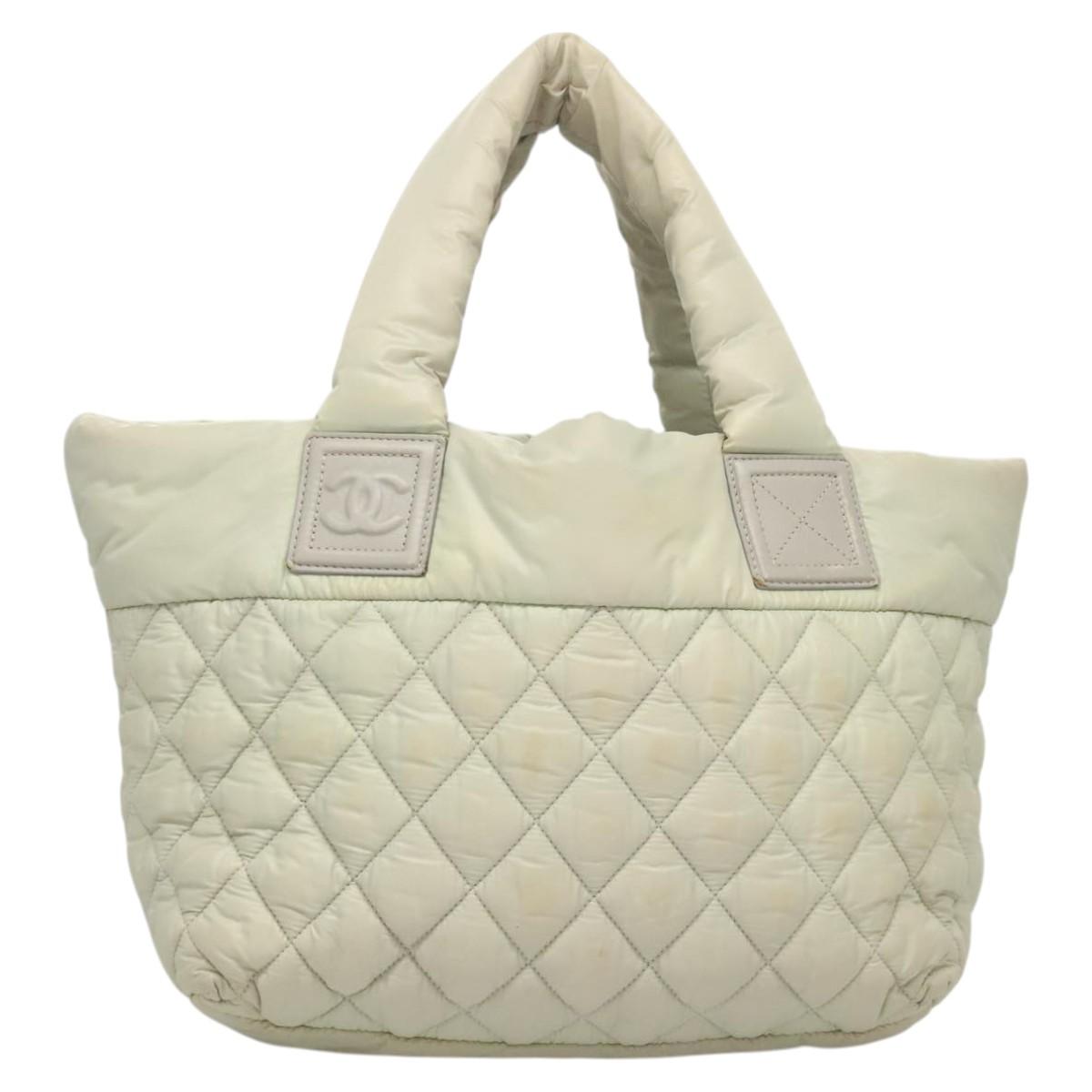 Chanel Coco Cocoon, Grey, NYLON, handbag