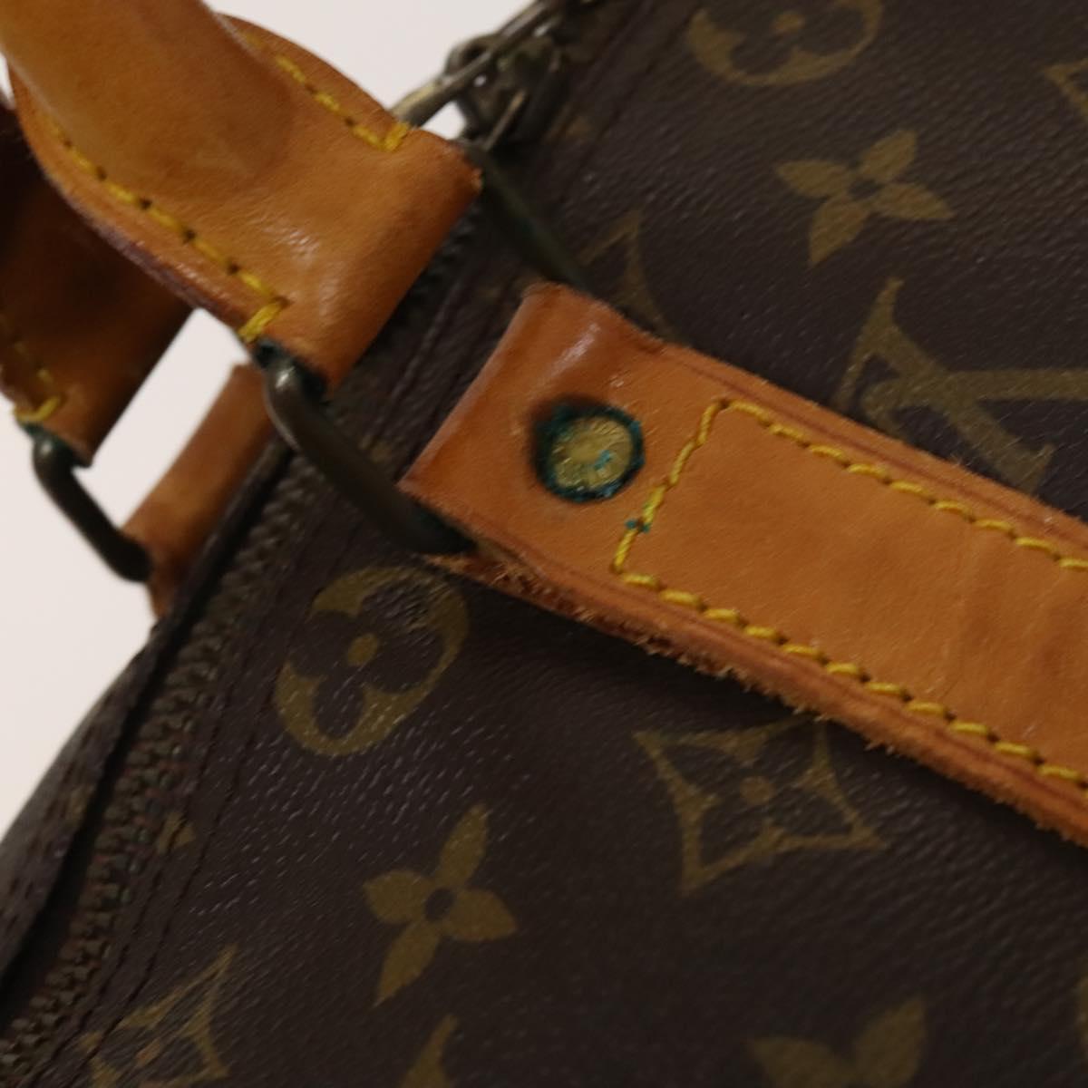 Louis Vuitton Keepall 45, Brown, Canvas, travel