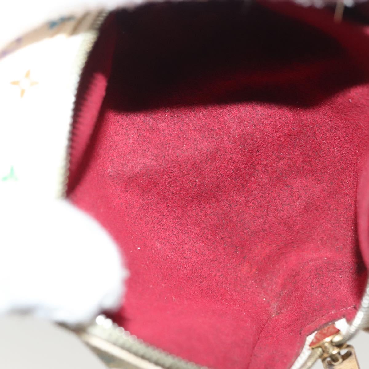 Louis Vuitton Wapity, White, Canvas, clutch