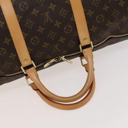 Louis Vuitton Keepall 60, Brown, Canvas, travel