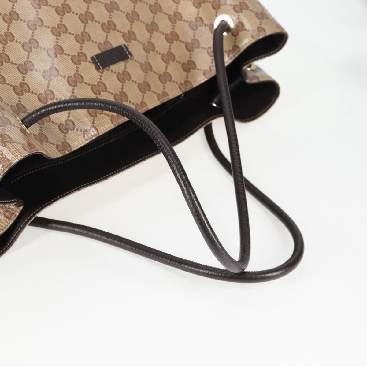 Gucci GG crystal, Beige, Canvas, tote