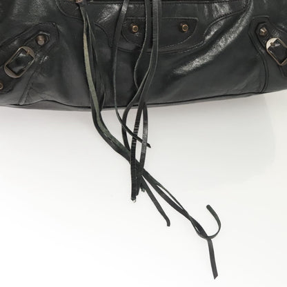 Balenciaga City, Black, Leather, handbag