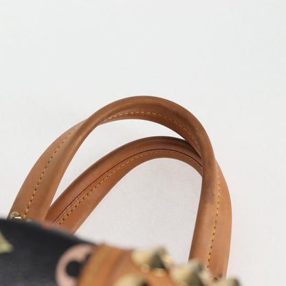 Louis Vuitton Courtney, Black, Canvas, handbag