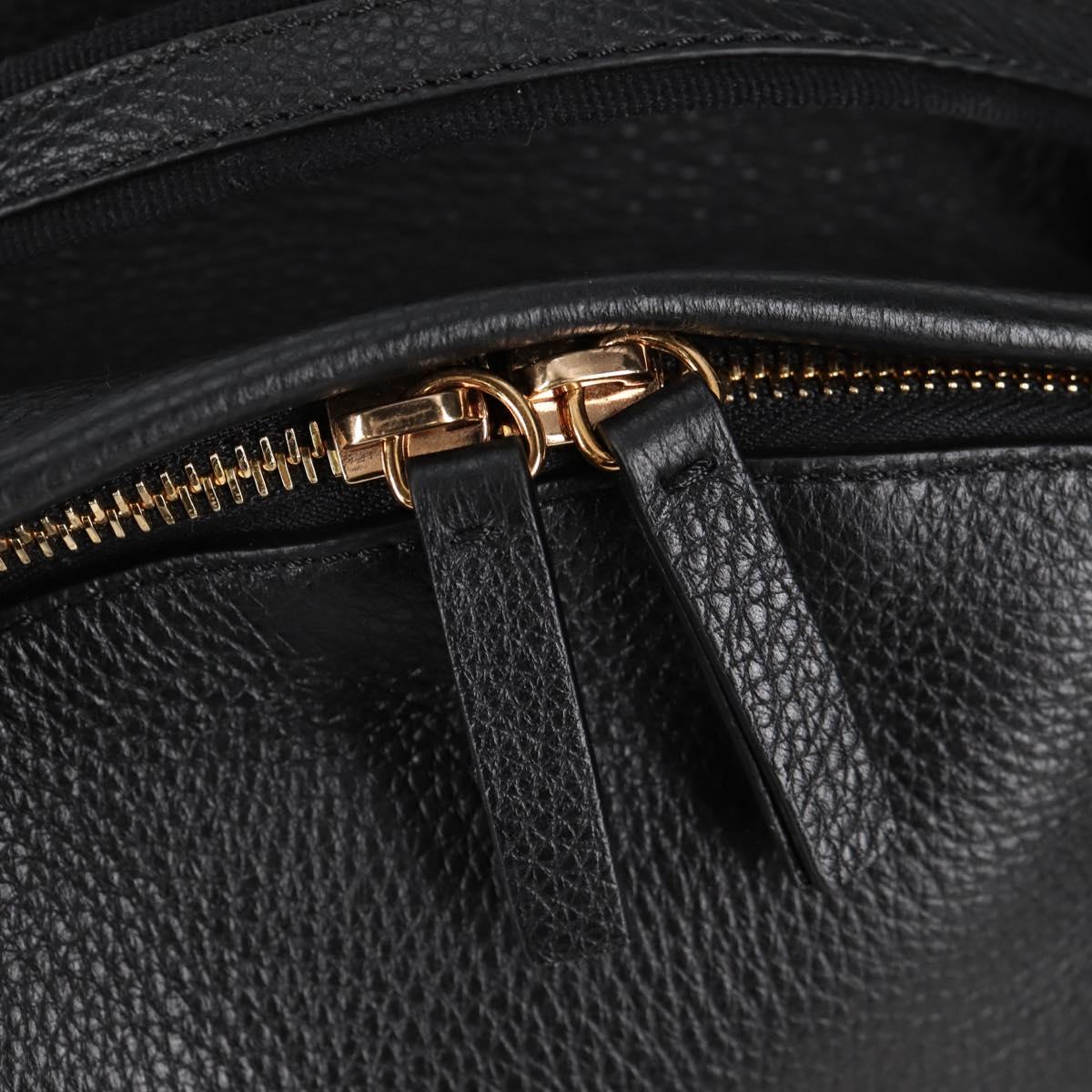 Versace Medusa, Black, Leather, backpack