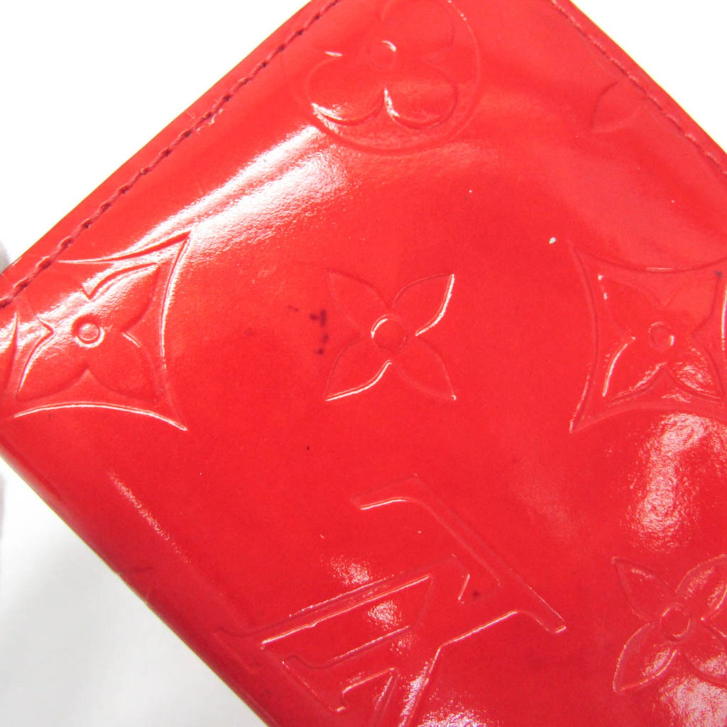 Louis Vuitton Ludlow Wallet Vernis, Red, Patent Leather, Wallet