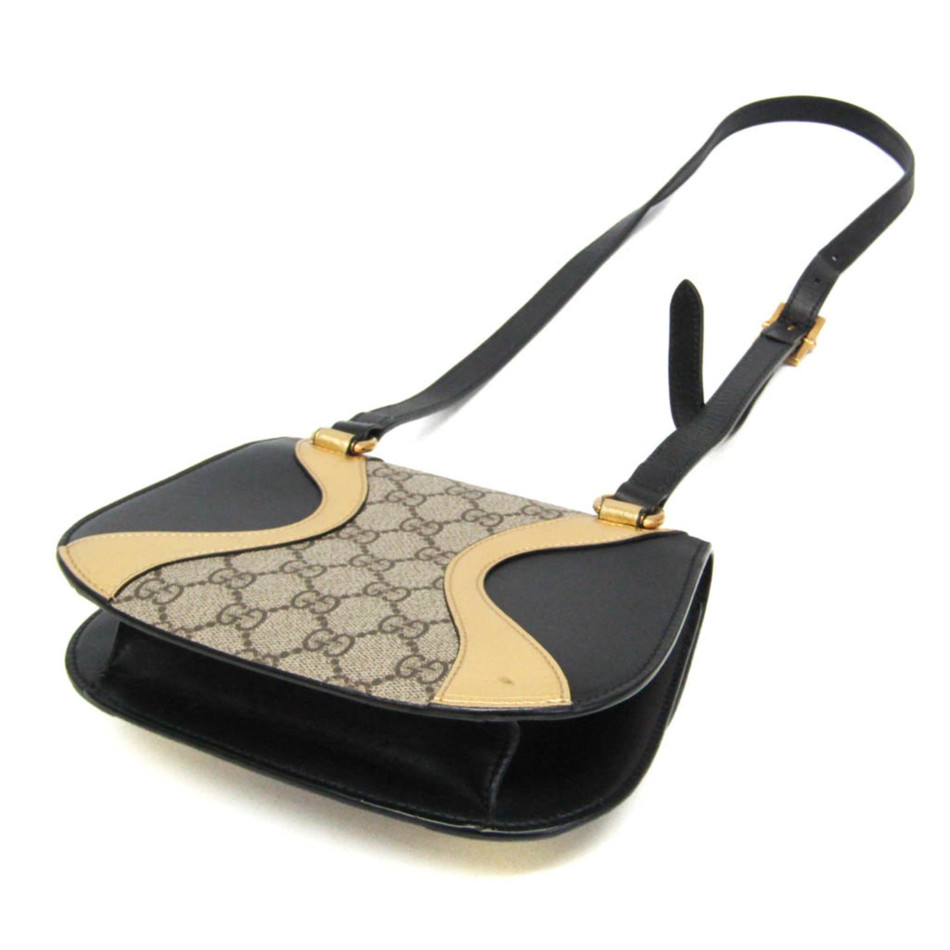 Gucci Osiride Shoulder Bag GG Coated Canvas and Leather, Beige, Canvas, Shoulder Bag