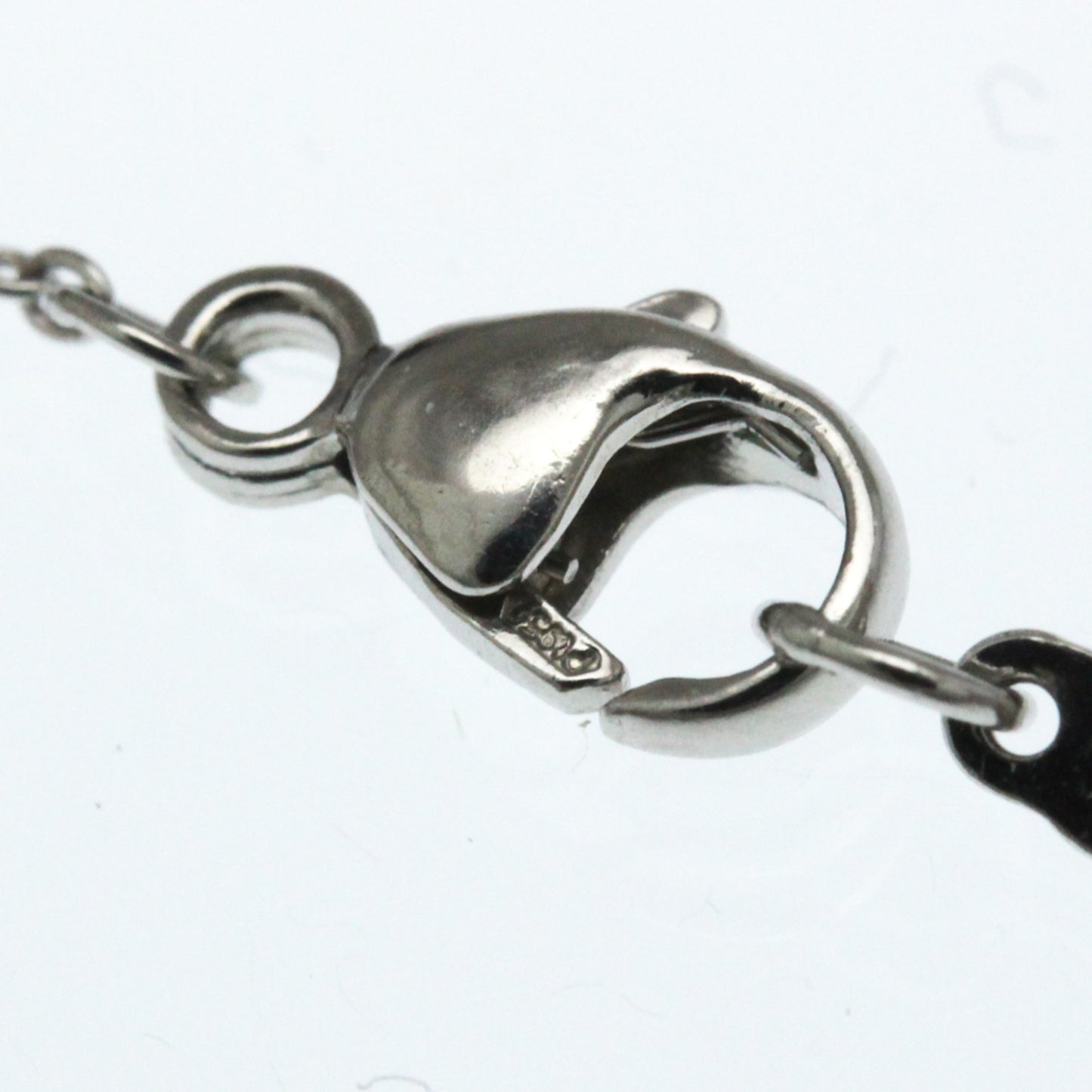 Tiffany & Co. Jazz Graduated Pendant Necklace Platinum and Diamonds, Silver, Platinum, Necklace