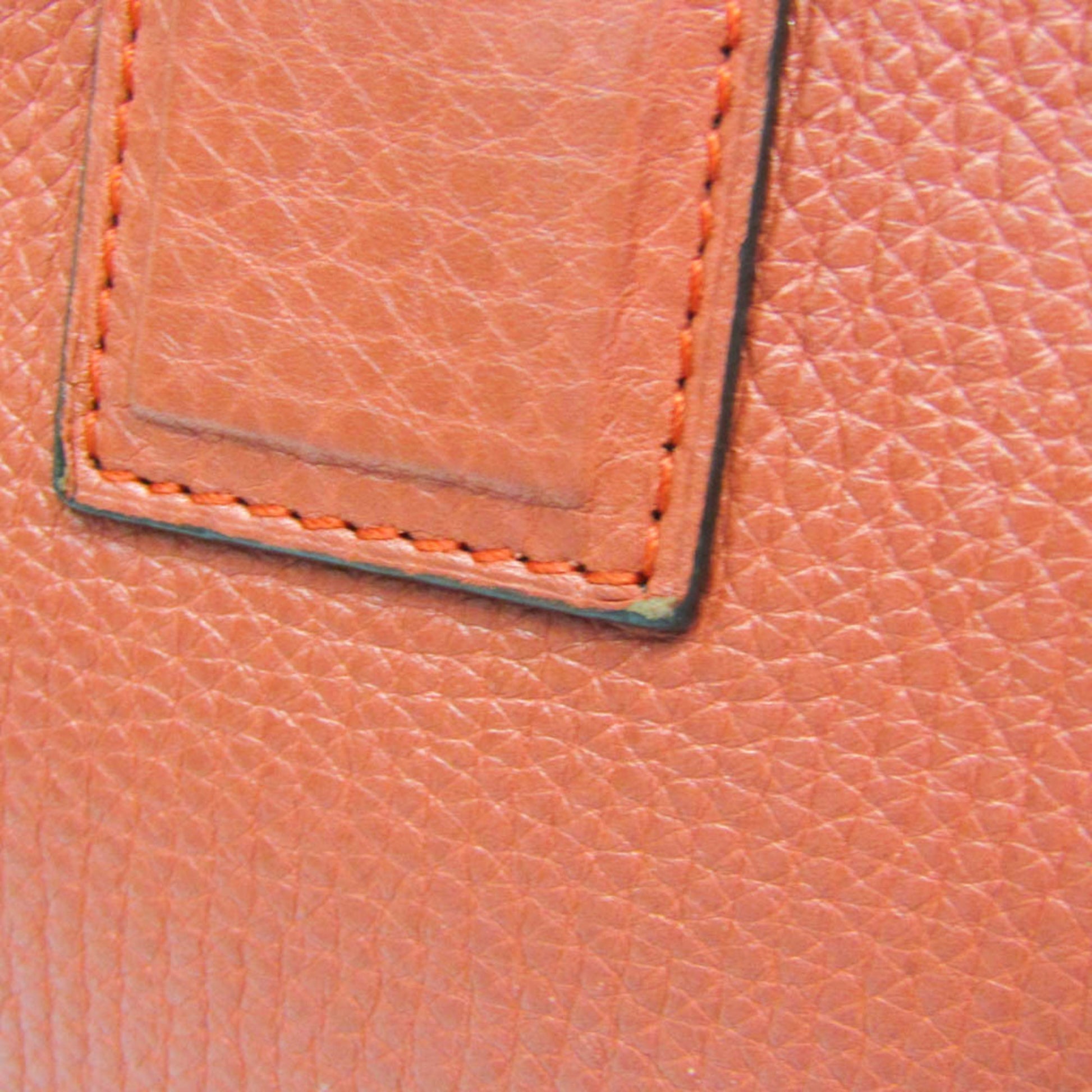 Loewe Amazona Bag Leather, Red, Leather, Handbag