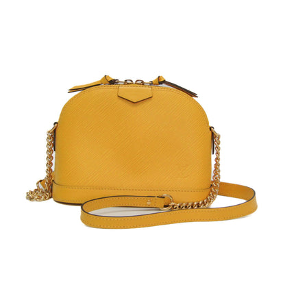 Louis Vuitton Alma Chain Handbag Epi Leather, Yellow, Leather, Shoulder Bag