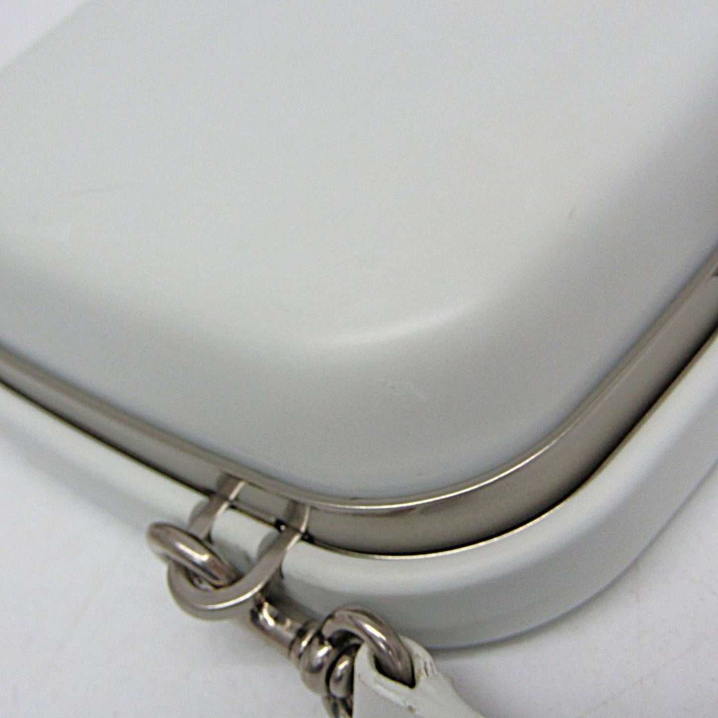 Balenciaga Logo Lunch Box Bag Plastic, White, Plastic, Shoulder Bag