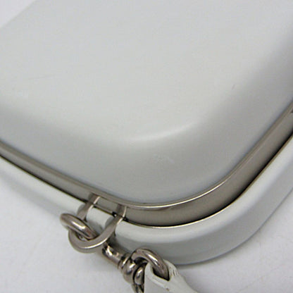 Balenciaga Logo Lunch Box Bag Plastic, White, Plastic, Shoulder Bag