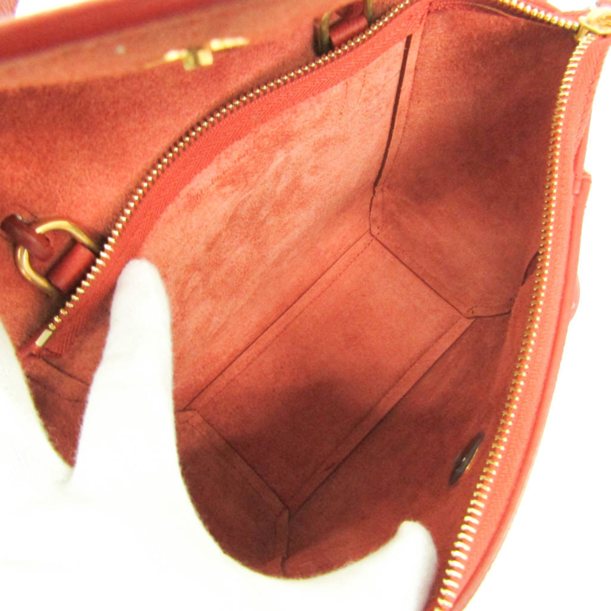 Celine Belt Bag Textured Leather, Red, Leather, Handbag
