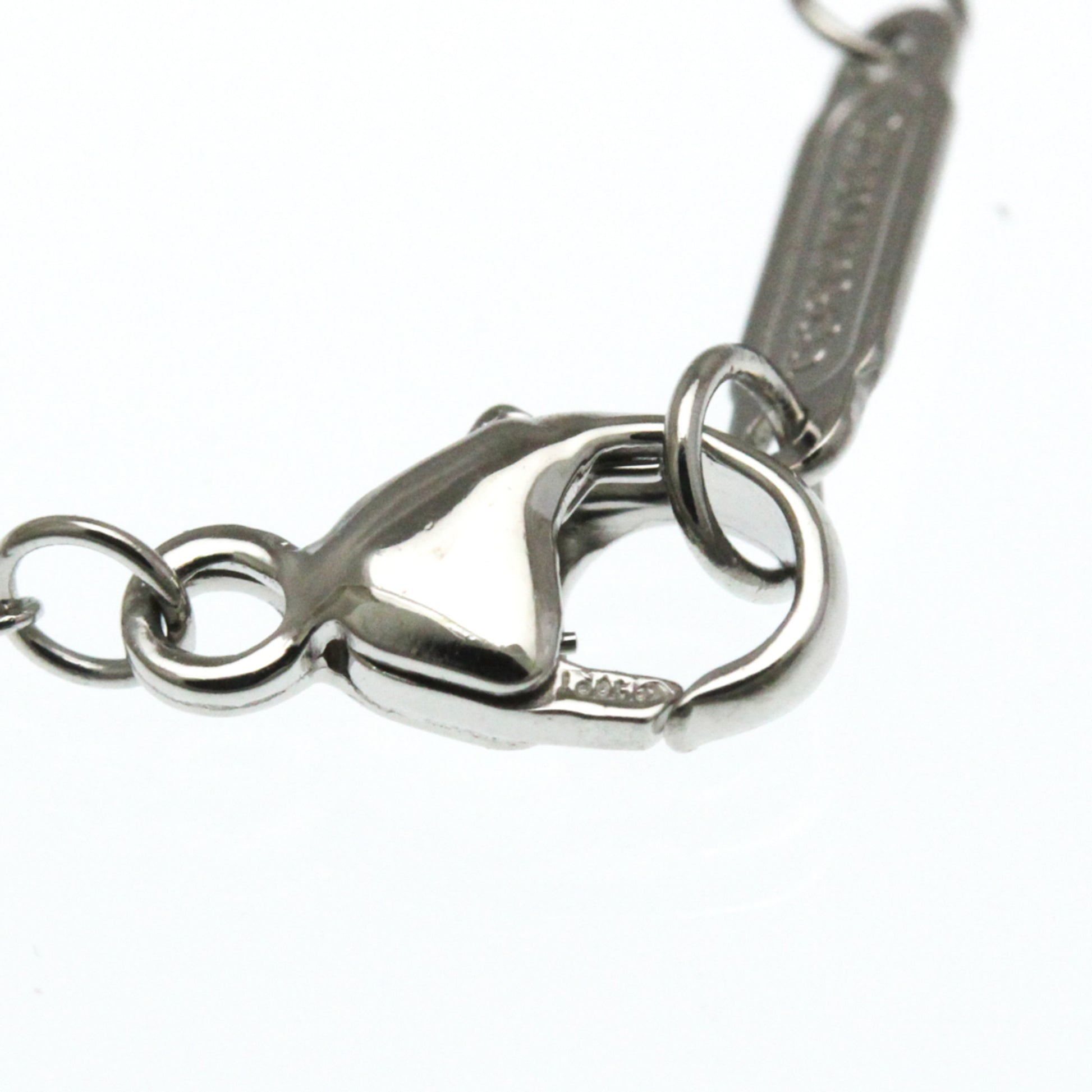 Tiffany & Co. Jazz Graduated Drop Pendant Necklace Platinum and Diamonds, Silver, Platinum, Necklace