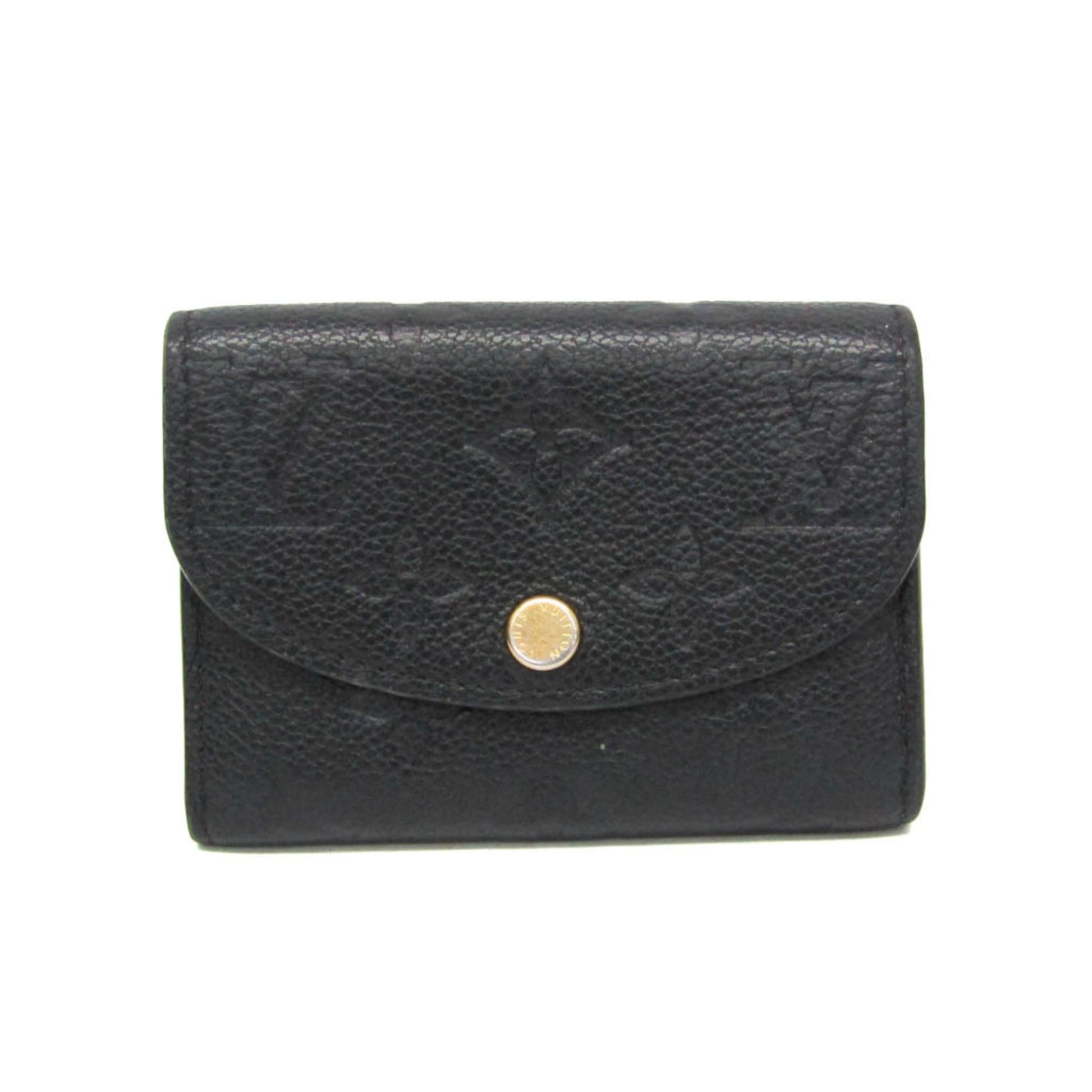 Louis Vuitton Rosalie Flap Coin Purse Limited Edition Vivienne Damier, Black, Leather, Wallet