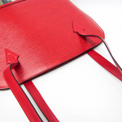 Louis Vuitton Lussac Handbag Epi Leather, Red, Leather, Shoulder Bag